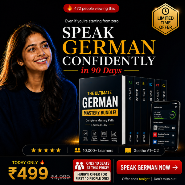 thumbnail Complete German Learning System (Goethe A1-C2)