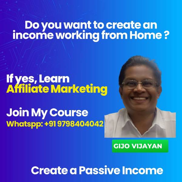 thumbnail Gijo Vijayan's Affiliate Marketing Course