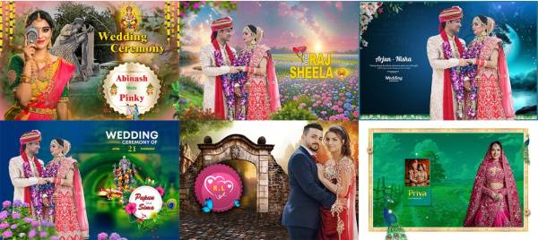 thumbnail Exquisite 6x4 Wedding Flex PSD Templates 