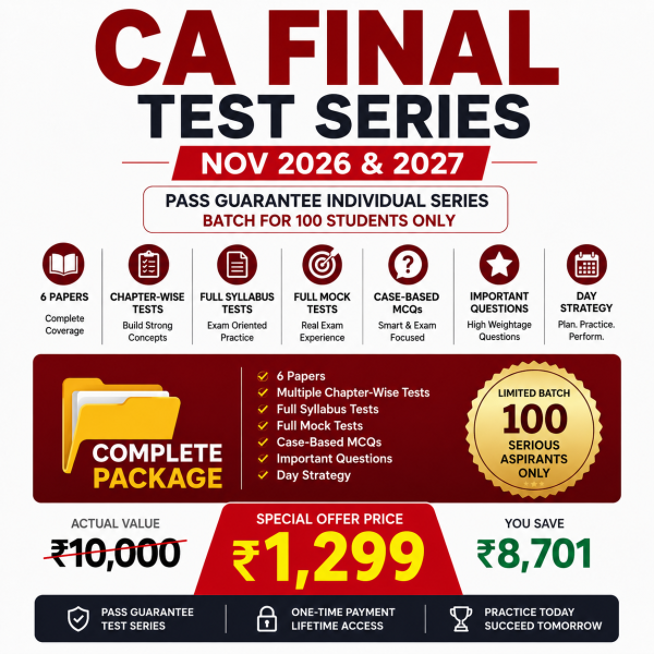thumbnail CA Final Complete Test Series