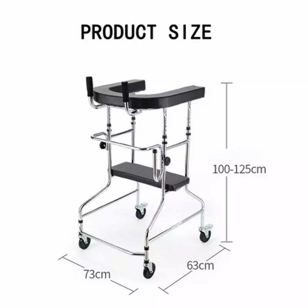 thumbnail Morecare Hemiplegia Walker | Adult Gait Trainer for Stroke Recovery - Lotus