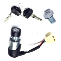 thumbnail Minda Steering Lock Set Honda Activa Old Model