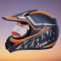 thumbnail Ozone Ample Off Road Full Face Helmet (Fluorescent Orange)