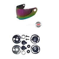 thumbnail Rainbow Visor & Mechanism Studds Ninja Elite Helmet