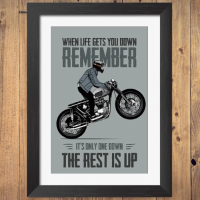 thumbnail When Life Gets You Down Remember Its only one Down Photo Frame