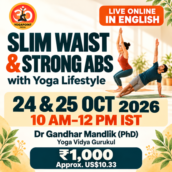 thumbnail Yogapoint - Slim Waist And Strong Abs English Webinar 24-25 Oct 2026