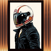 thumbnail Smart Bike Rider With Helmet Photo Frame