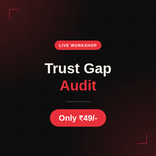 thumbnail Trust Gap Audit Workshop — ₹49