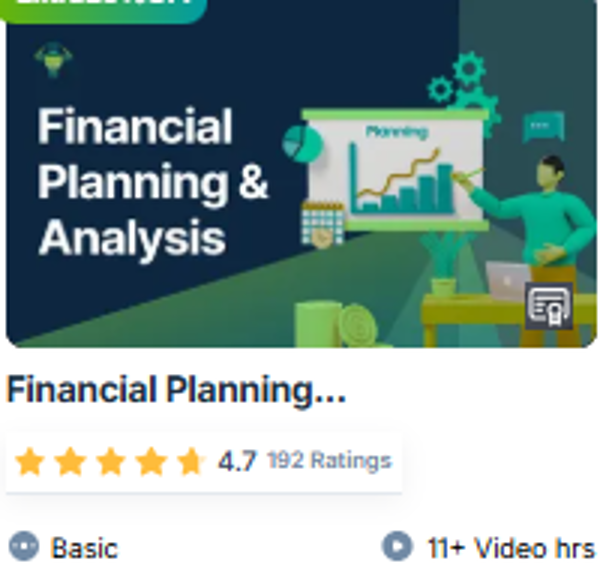 thumbnail SALE: Financial Planning & Analysis Course @ 50% OFF