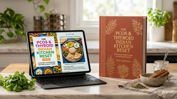 thumbnail The PCOS & Thyroid Indian Kitchen Reset (Master eBook + Bonuses)