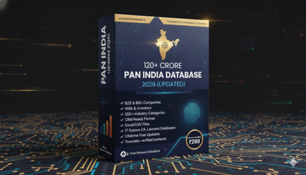 thumbnail 120+ Crore PAN INDIA DATABASE 2026 (Updated)