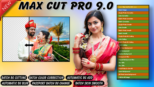 thumbnail Max Cut Pro 9.1 Best Tool for replace Background 
